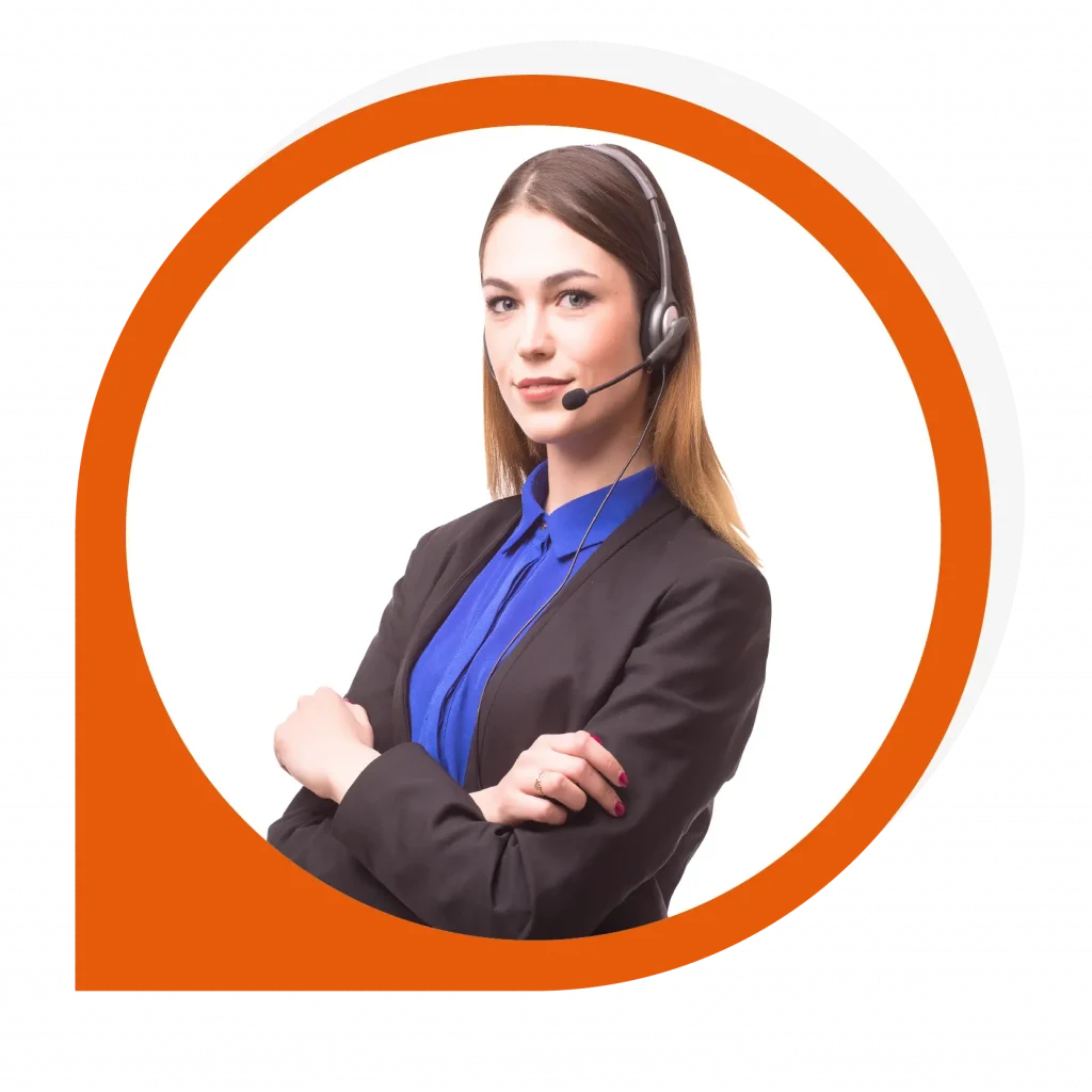 Customer service girl